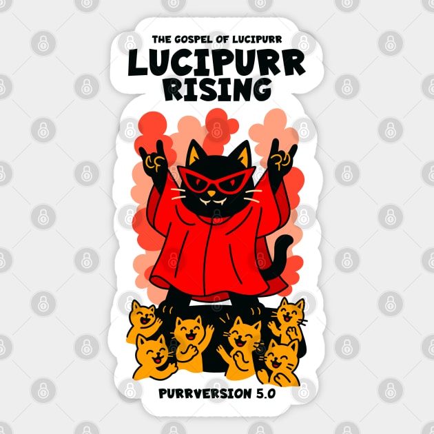 LUCIPURR RISING Sticker by Fabrik